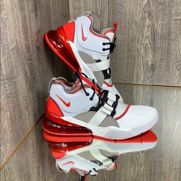 nike air force 270 white red